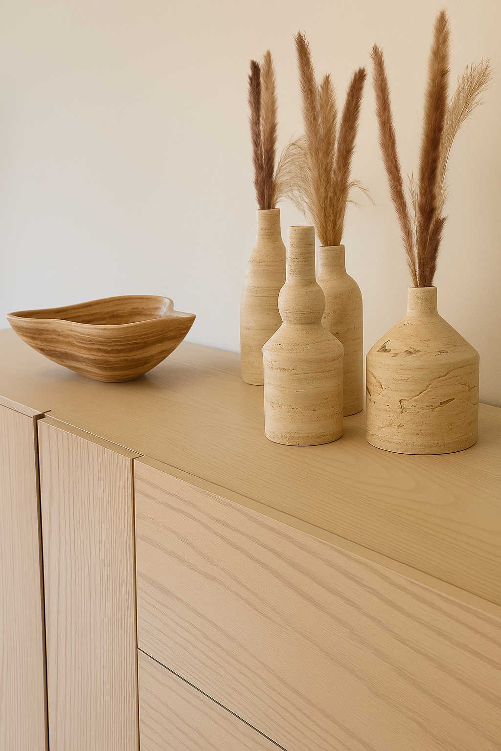 Florero escultura de marmol