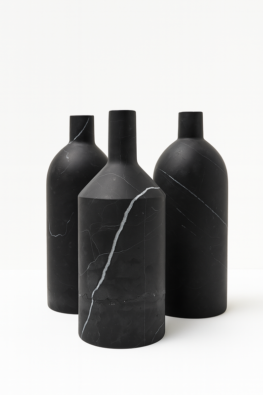 Florero escultura de marmol